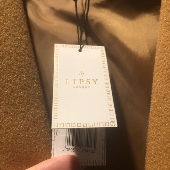 Lipsy London Belted Wrap Wool Coat NWT - Picture 15 of 16